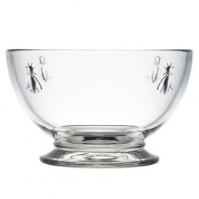 Bol à déjeuner rond en verre pressé 60cl - Lot de 6