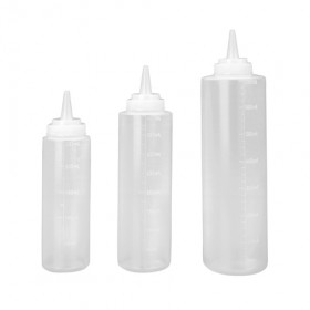 Bouteille biberon 12,5 cl - Pipette / burette à coulis - A l'unité 