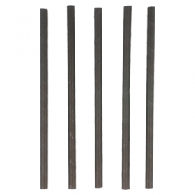 Paille en papier / chalumeau droite noire recyclable 0.6 x 14cm - Lot de 250