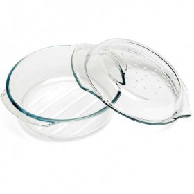 Cocotte en verre Drop & Grill 2,4L avec couvercle 22cm