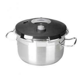 Cocotte à pression 22 L avec couvercle inox 18/10 - Ø 32 cm