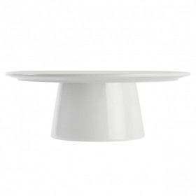 Présentoir à gateaux rond 25cm blanc - A l'unité