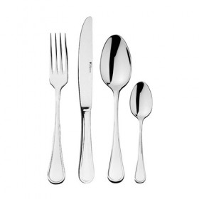 Cuillère à dessert en inox 18/10 de 3mm finition miroir - Lot de 6