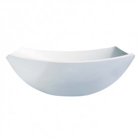 Coupelle carrée blanche 14 x 5cm en arcopal