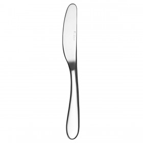 Couteau à beurre monobloc lame unie inox 18/10 - Lot de 6