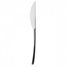 Couteau à dessert, manche plat, lame unie en inox 18/10 - Lot de 6