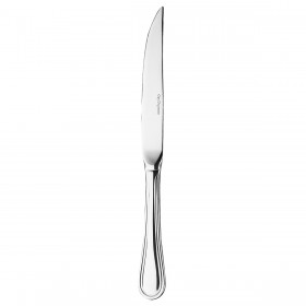 Couteau à steak, manche droit, lame scie en inox 18/10 de 3mm finition miroir - Lot de 6