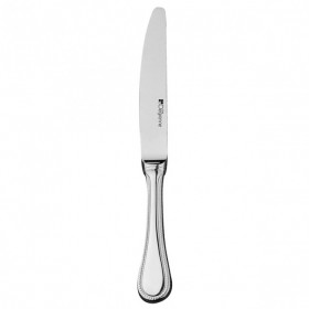 Couteau de table monocoque manche orfèvre lame scie inox 18/10 - Lot de 6