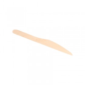 Couteau en bois écologique 16.4cm - Lot de 100