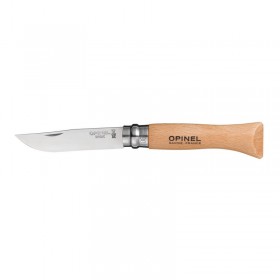 Couteau de poche n°6 manche en bois de hêtre - lame inox 7cm