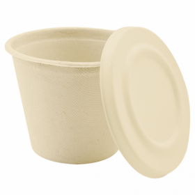 Couvercle cellulose naturelle pour gobelet 150.19 - Lot de 50