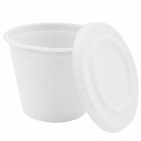 Couvercle pour gobelet 150.64 cellulose blanc - Lot de 50