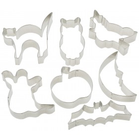 Emporte pièces inox halloween - lot de 7