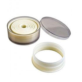 Emporte pièces arrondi lisse - lot de 9