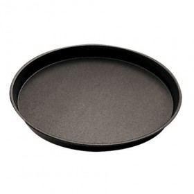 Moule à tarte bord uni 28cm en métal anti-adhérent
