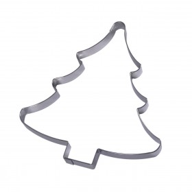 Emporte pièce inox sapin - 16 x 15.8 cm - A l'unité