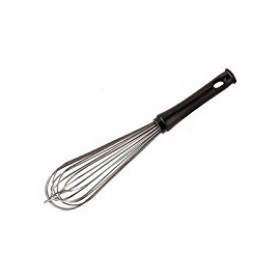 Fouet 11 fils 30cm en inox - manche en polypropylène