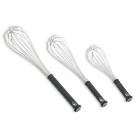 Fouet 30cm en inox 18/10 - manche en fibre de verre