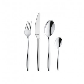 Fourchette à dessert / poisson 18/10 de 3mm finition miroir - Lot de 6