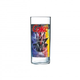 Verre Coca Cola brazil art 27cl - Gobelet forme haute - Lot de 6