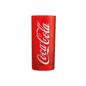  Verre Coca Cola rouge frozen 27cl - Gobelet forme haute - Lot de 6