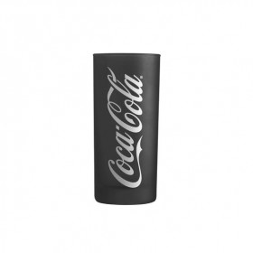 Verre Coca Cola noir frozen 27cl - Gobelet forme haute - Lot de 6