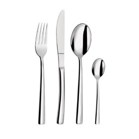 Cuillère à dessert en inox 18/0 de 3mm finition miroir - Lot de 6
