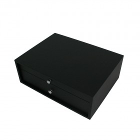 Coffret en bois noir pour ménagère 72 à 75 pièces