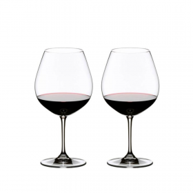 Verres à Pinot Noir/Bourgogne cristallin Rouge 70cl - Lot de 2