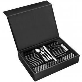 Ménagère 84 pièces - Coffret noir 