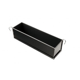 Moule pâté long fond démontable 30 x 8cm anti-adhérent