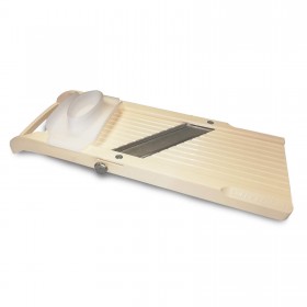 Mandoline japonaise lame inox 95 mm grand modèle plastique ABS 35 x 15 x 3.3 cm