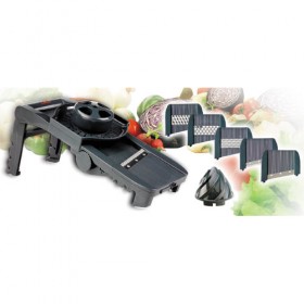Mandoline multi-râpes - 5 lames et 7 fonctions + presse-citron