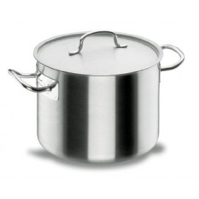 Marmite basse induction avec couvercle inox 18/10 - Ø 36 cm