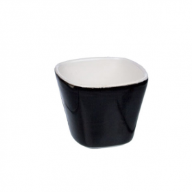 Mini coupelle apéro noir et blanc 6 cl / 5.5 x 5.5 x 4.7cm - Set de 4