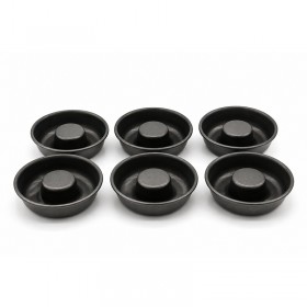 Moule à baba / à savarin Ø 6,5cm anti-adhérent - Lot de 6