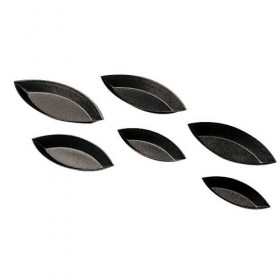 Moule à barquette uni 6cm en métal anti-adhérent - Lot de 6