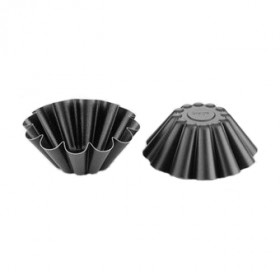 Moule à brioche 11cm en métal anti-adhérent - Lot de 6