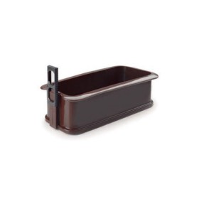 Moule à cake détachable 29 x 13 x 7cm en silicone avec base en verre