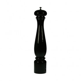 Moulin à poivre 32cm en bois laqué noir
