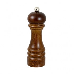 Moulin à sel 16,5cm en bois noyer
