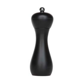 Moulin à sel 18cm en plastique noir