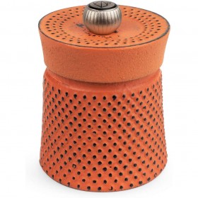 Moulin à poivre en fonte orange 8cm