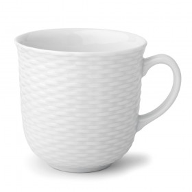 Mug en porcelaine 37cl blanc - Lot de 6