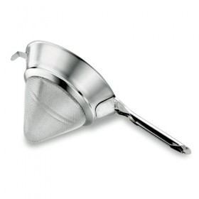 Passoire chinois étamine 24 cm inox avec supports et toile métallique