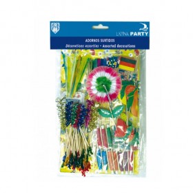 Piques décorations cocktail assorties bois 29.5 x 20 x 1.5 cm - Lot de 100