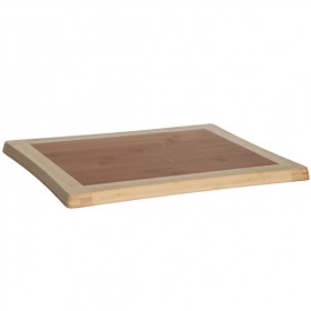 Planche à découper en bois de bambou 39cm x 30cm x 1,8cm