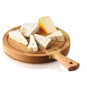 Planche à fromage ronde en bois de chêne Ø29,7 cm - size M