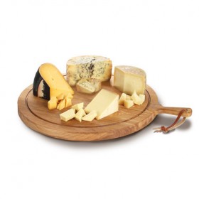 Planche à fromage ronde en bois de chêne Ø56,5 cm - size XL
