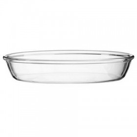 Plat sabot 39cm transparent